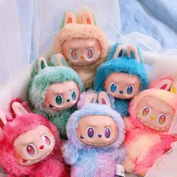 Teddy Daddy Pink Labubu Doll-image-34