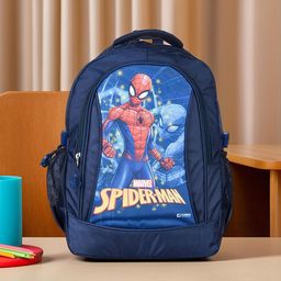 Kuber Industries Kids Boys Disney Spiderman Backpacks for School & Travel-29