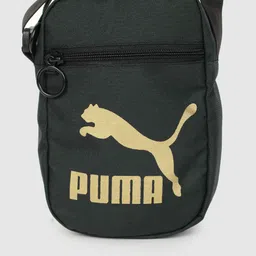 Puma Unisex Black Printed Urban Compact Portable Messenger Bag-56