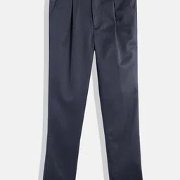 Allen Solly Junior Boys Slim Fit Pleated Chinos Trousers-image-72