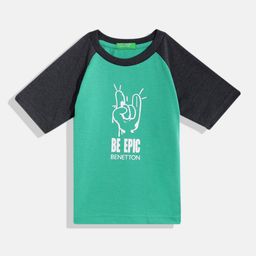 United Colors of Benetton Boys Typography Printed T-shirt-image-52
