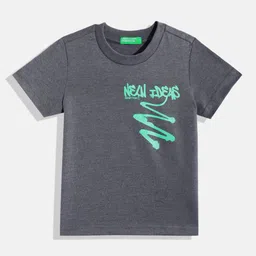 United Colors of Benetton Boys Typography Printed T-shirt-image-17