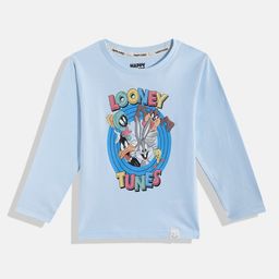 Happy Faces Boys Looney Tunes Printed Pure Cotton T-shirt-47