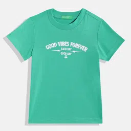 United Colors of Benetton Boys Typography Printed T-shirt-image-42