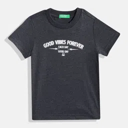 United Colors of Benetton Kids Boys Typography Printed T-Shirt-image-26