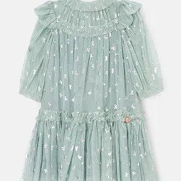 Angel & Rocket Girls Puff Sleeve Fit & Flare Dress-picture-18