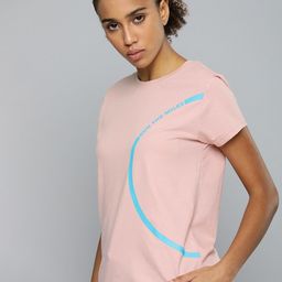 HRX by Hrithik Roshan Typography Printed Pure Cotton T-shirt-image-99