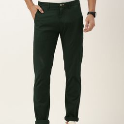 Peter England Casuals Men Super Slim Fit Mid-Rise Casual Trousers-image-70