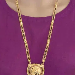 Ramdev Art Fashion Jwellery Brass Gold Plated Mangalsutra-picture-13