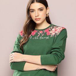 DILLINGER Floral Printed Oversized T-shirt-image-45