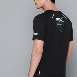 HRX by Hrithik Roshan Men Black Rapid Dry Running T-shirt-image-51