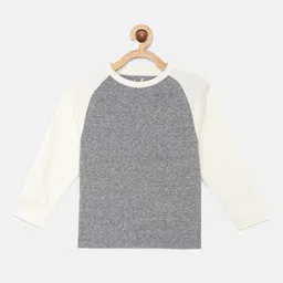 METRO KIDS COMPANY Boys Grey Solid Round Neck T-shirt-picture-11