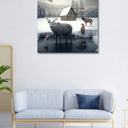 OLIVE TREE White & Grey Canvas Other Painting Wall Art-picture-19