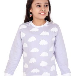 BUMZEE Girls Conversational Printed Cotton Sweatshirt-image-35
