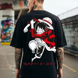 BENNY BROOKS Graphic Printed Oversized Cotton T-shirt-picture-4