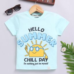 Happy Faces Boys Printed Tropical Pure Cotton T-shirt-image-78