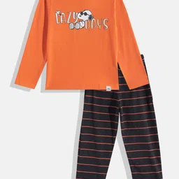 Moms Love Kids Girls Printed Pure Cotton Clothing Set-49