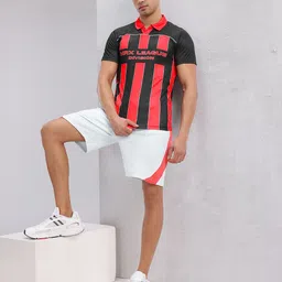 HRX by Hrithik Roshan Striped Polo Collar Lifestyle T-shirt-picture-28