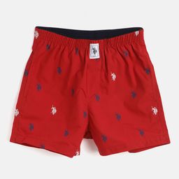 U.S. Polo Assn. Kids Boys Maroon & Black Brand Logo Print Boxers 8905201687017-image-51