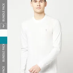 T.T. Men Pack of 2 Round Neck T-Shirt-image-22