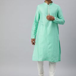 Manthan Men Solid Regular Kurta with Churidar-picture-26