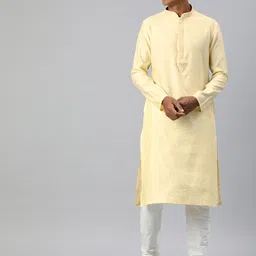 Manthan Men Self Design Regular Kurta with Churidar-picture-19