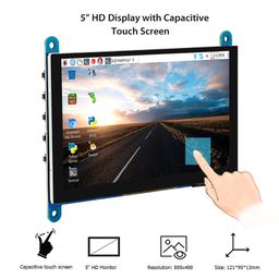 Elecrow RC050 5 inch 800 x 480 Capacitive Touch LCD Display for Raspberry Pi/ PC/ SONY PS4 image 3