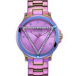 GUESS Women Tri Glam Analogue Iridescent Dial Watch - GW0674L3-image-5