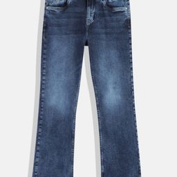 U.S. Polo Assn. Kids Boys Bootcut Mid-Rise Heavy Fade Stretchable Jeans-picture-21