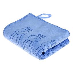 Kuber Industries Blue 350 GSM 1 Pieces Microfiber Kitchen Towels with Hanging Loop-51