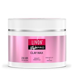 Livon Style Pro Hair Clay Wax Sculpt & Style with Matte Finish For 24 Hour Definition 100g-10