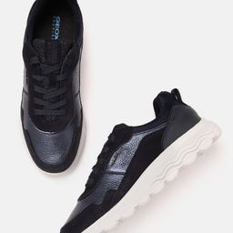 Geox Women Textured Leather Sneakers-image-71