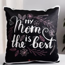 Archies Black & White Printed Square Cushion-image-55