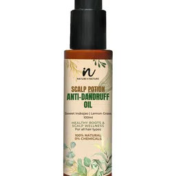 NATURE4NATURE Scalp Potion Anti Dandruff Hair Oil With Lemograss - 100ml-25