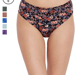 BODYCARE Pack of 6 Assorted Printed Hipster Briefs E9600-image-53