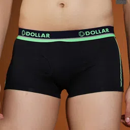 Dollar Bigboss Men's Solid Pack of 2 Super Combed Cotton Trunk MBTR-12-GLOTRUNK-PO2-C1-14