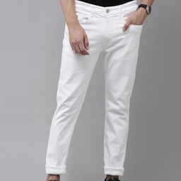 U S Polo Assn Denim Co Men White Slim Straight Fit Stretchable Jeans-image-82