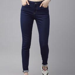 Roadster Women Blue Skinny Fit Mid-Rise Clean Look Stretchable Jeans-image-37