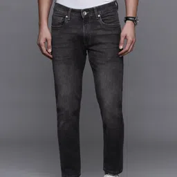 Louis Philippe Jeans Men Smart Slim Fit Light Fade Stretchable Jeans-picture-57