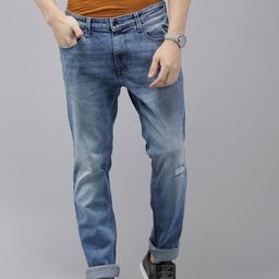 Pepe Jeans Men Mid-Rise Vapour Slim Fit Heavy Fade Stretchable Jeans-image-72