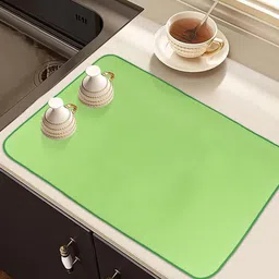 Kuber Industries 3 Pcs Rectangle Dish Drying Placemats-23