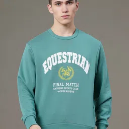 Red Tape Men Typography Printed Pullover Cotton Sweatshirt-image-30