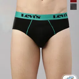 Levis Men Pack Of 3 Assorted Smartskin Technology Cotton Briefs with Tag Free Comfort-100-picture-23