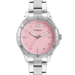 Timex Women Embellished Bracelet Style Straps Analogue Watch TWEL232SMU01-image-14