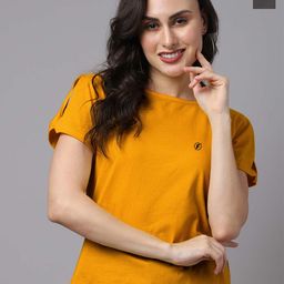 Friskers Pack Of 2 Cotton Round Neck Short Sleeves Pure Cotton Tops-image-38