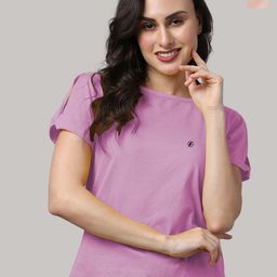 Friskers Pack Of 2 Cotton Round Neck Short Sleeves Pure Cotton Tops-image-87