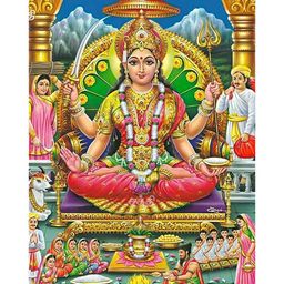 British Terminal Pink & Gold Toned Waterproof Religious Wall Poster-image-92