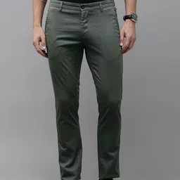 Arrow Men Printed Original Slim Fit Smart Casual Trousers-image-99