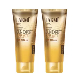 Lakme 9to5 Set of 2 Skin Perfection Collection Sun Expert Super Matte Sunscreen-120ml Each-54