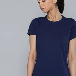 HRX by Hrithik Roshan Women Navy Blue Rapid-Dry Running T-shirt-picture-55